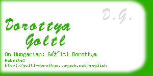 dorottya goltl business card